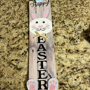 HAPPY EASTER BUNNY SIGN